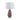 Marbled Glass Table Lamp - Light Brown / White