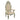 Sorina - Arm Chair (Set of 2) - Synthetic Leather & Antique Gold