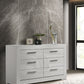 Ives - 6-Drawer Dresser Cabinet - White High Gloss