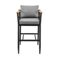 Orlando - Outdoor Patio Bar Stool With Cushions