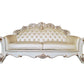 Vendom - Sofa - Champagne PU & Antique Pearl Finsih