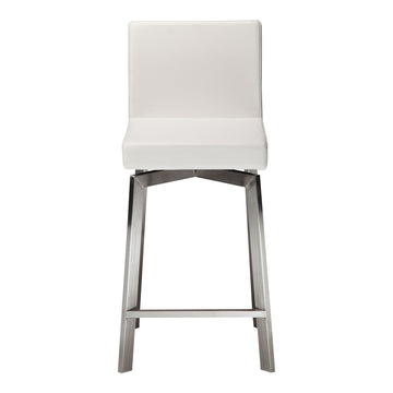 Giro - Swivel Counter Stool - White