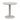 Kobalt - Round Outdoor Bar Table - Taupe