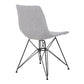 Palmetto - Contemporary Dining Chair - Gray / Black