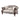 Miyeon - Loveseat With 3 Pillows - Fabric & Cherry
