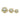 Ceramic Orbs 4 / 5 / 6" (Set of 3) - White / Gold