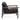 Azoria - Leather Accent Chair - Black