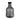 Glass Irregular Shape Vase 11"- Smoke