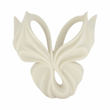 Renfe Large Quartz Resin Butterfly Statuary - White