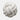7" Knot Orb Rough Texture - White