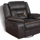 Greer - Upholstered Swivel Glider Recliner Chair