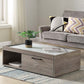 Walden - Coffee Table - Faux Marble Top & Gray Oak Finish