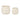 Ceramic Accordion Planter 6/8" (Set of 2) - Cotton