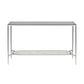 Adelrik - Accent Table - Glass & Chrome Finish