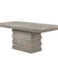 Faustine - Dining Table - Salvaged Light Oak Finish