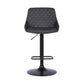 Anibal - Adjustable Height Swivel Bar Stool - Gray / Black