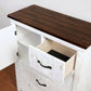 Alyson - Chest - Distressed White / Walnut