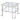 Kalan - End Table - Glass & Silver