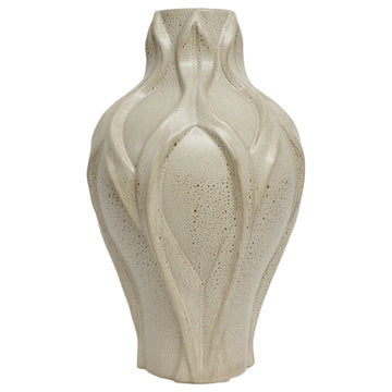 Townsend Large Ceramic Vase 18" - Beige