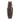 Metal Abstract Ridged Vase 24" - Black Nickel