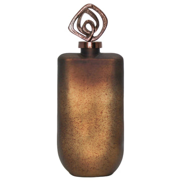 Availa Medium Bottle With Topper 17" - Bronze