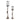 21" / 30" Tamaha Branch Candle Holders (Set of 2) - Silver