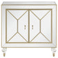 Lupin - 2-Door Mirrored Storage Accent Cabinet - Champagne
