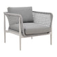 Rhodes - Outdoor Patio Armchair - Light Gray