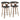 Gardenia - Counter Stool Set