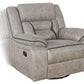 Greer - Upholstered Swivel Glider Recliner Chair