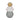 8" Space Man On Moon - Multi