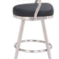 Vagur - Swivel Barstool - Black