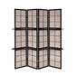 Iggy - 4-Panel Folding Screen With Removable Shelves Tan And - Cappuccino