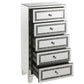 Noor - Cabinet - Mirrored & Faux Diamonds Inlay