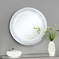 Landar - Round LED Light Wall Mirror - Silver