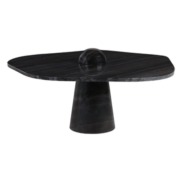 Apolline Marble Coffee Table - Black Pearl