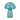 11" Spotted Mushroom Lamp - Seafoam