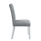 Lanton - Side Chair (Set of 2) - Gray Linen & Antique White Finish