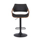 Aspen - Adjustable Bar Stool Black Base