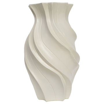 Dubuque Medium Ceramic Vase 20" - Beige