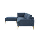 Serena - Velvet Chaise Sectional