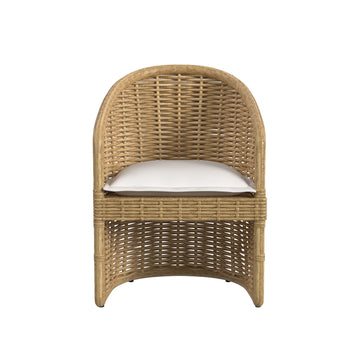 Playa - Dining Chair - Light Brown / White