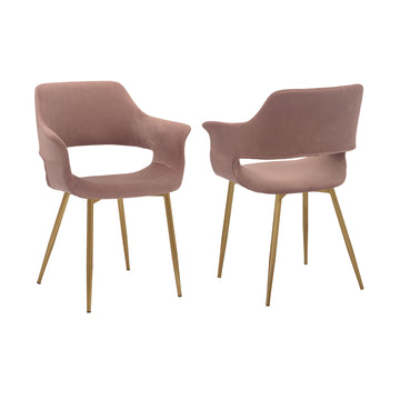 Gigi - Velvet Dining Room Chair (Set of 2)