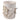 4" Mushroom Applique Pencil Cup - Ivory