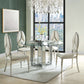 Noralie - Dining Table - Mirrored & Faux Diamonds