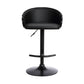 Montego - Adjustable Black Swivel Barstool - Black Powder