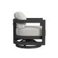 Malibu - Swivel Chair - Black / White