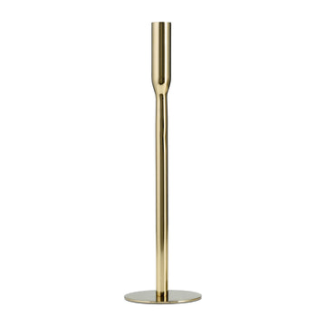 Metal Taper Candle Holder 14" - Gold