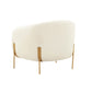 Kandra - Shearling Accent Chair - Cream