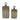 Laurier Glass Bottles With Acrylic Topper 14/16" (Set of 2) - Gray